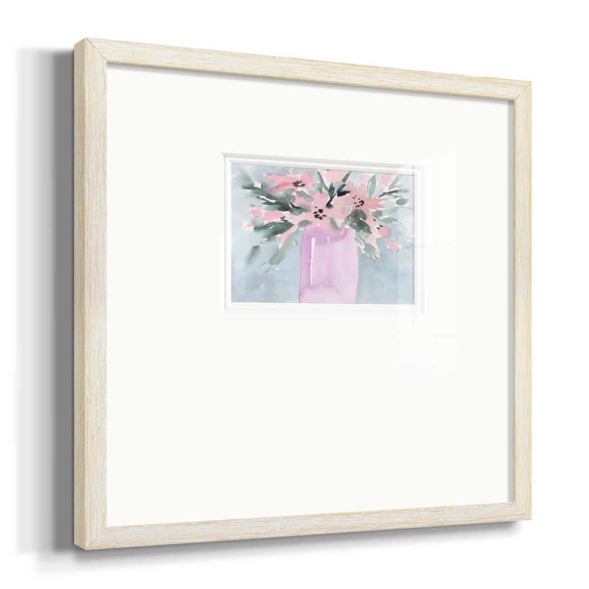 Broken Flowers I Premium Framed Print Double Matboard