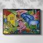 The Dream, 1912 - Floater Framed Canvas Print