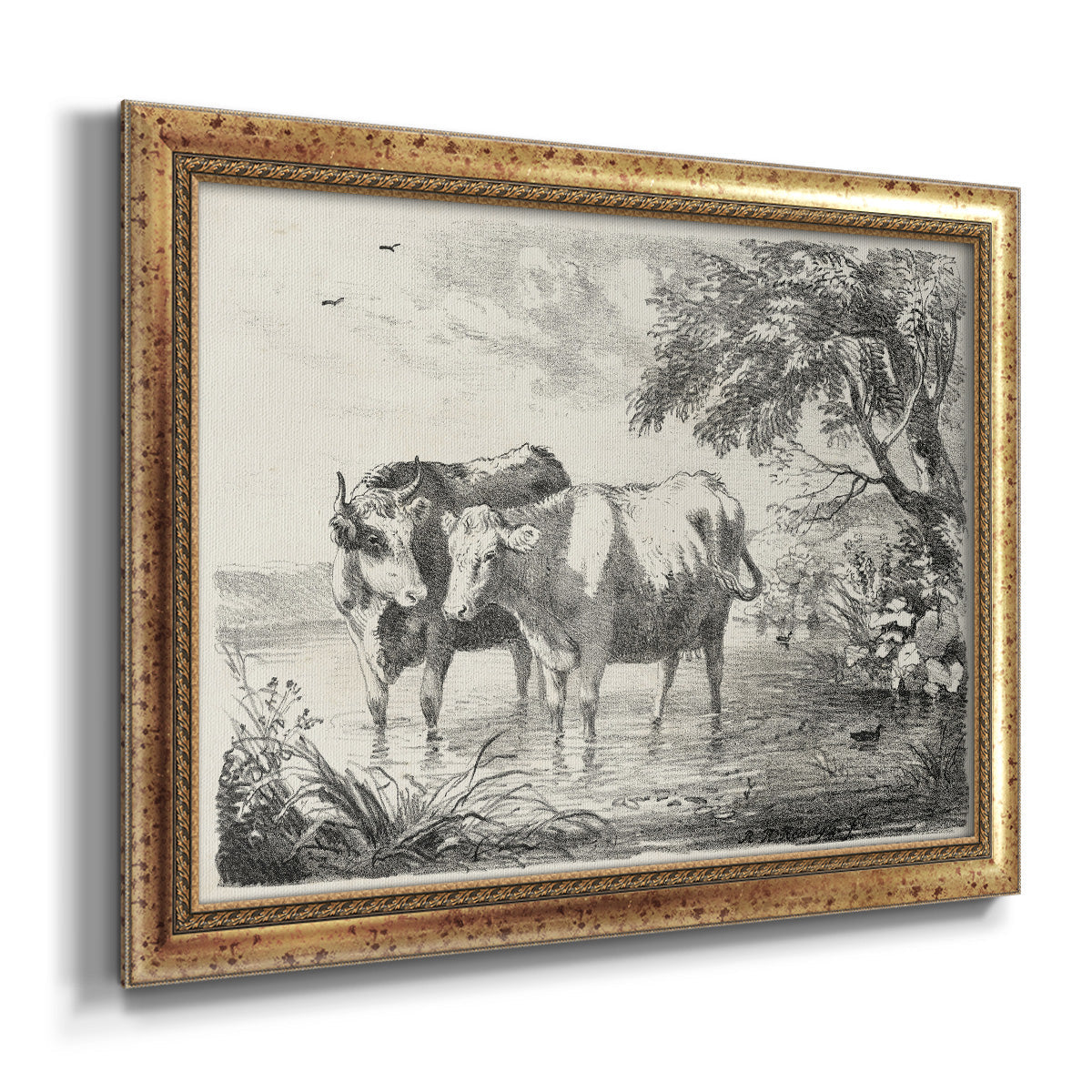 Rural Charms II Premium Framed Canvas- Ready to Hang