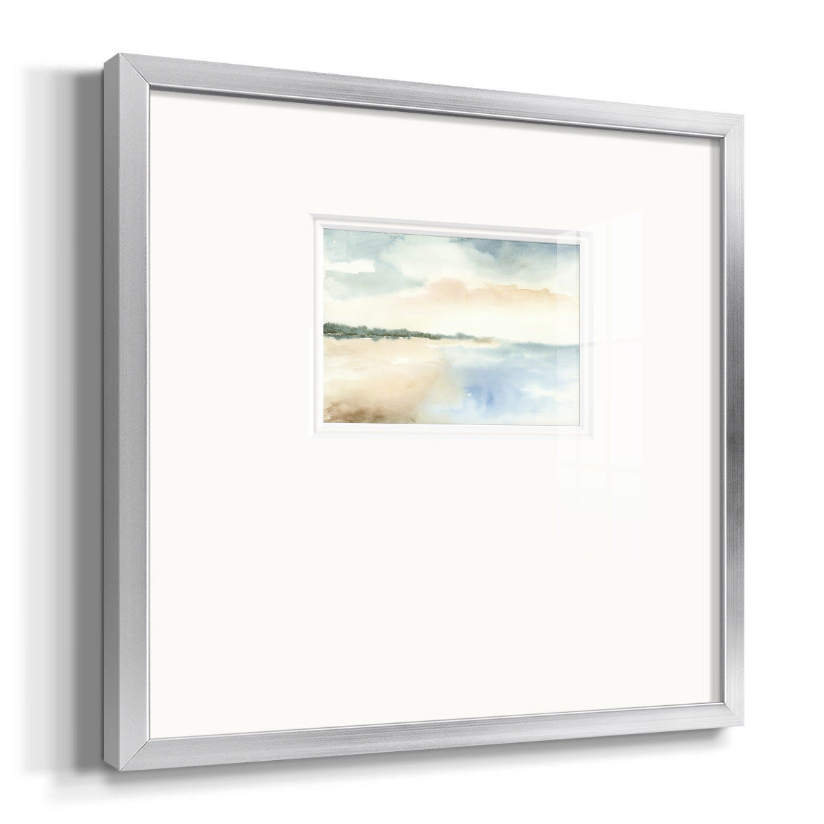 Simple Sea Premium Framed Print Double Matboard