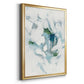 Ice Cavern III - Modern Framed Canvas Print