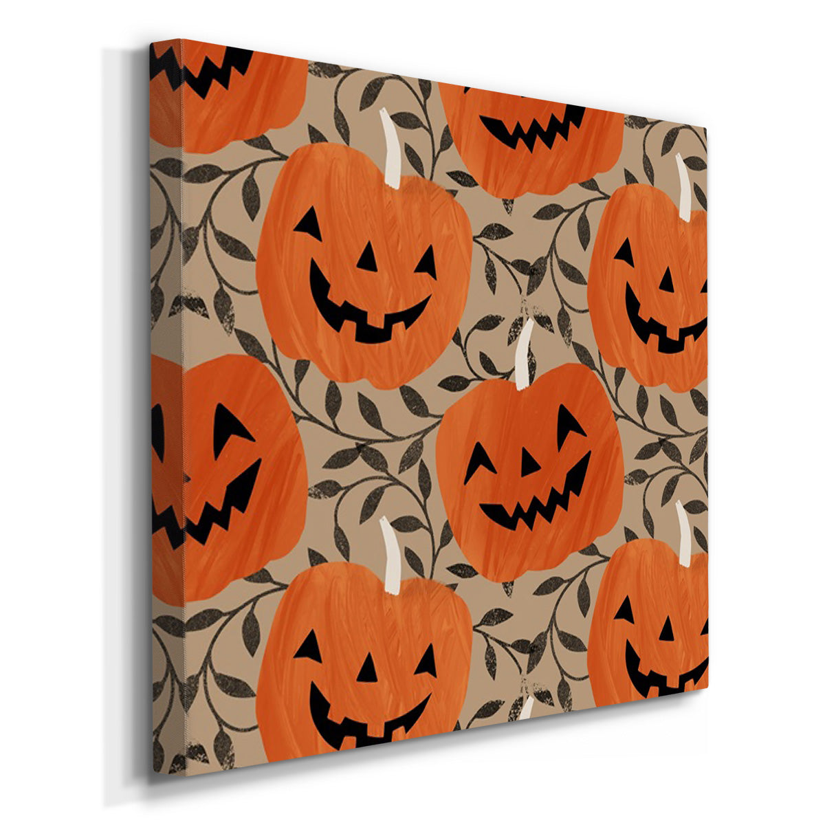 Graphic Halloween Collection F-Premium Gallery Wrapped Canvas - Ready to Hang