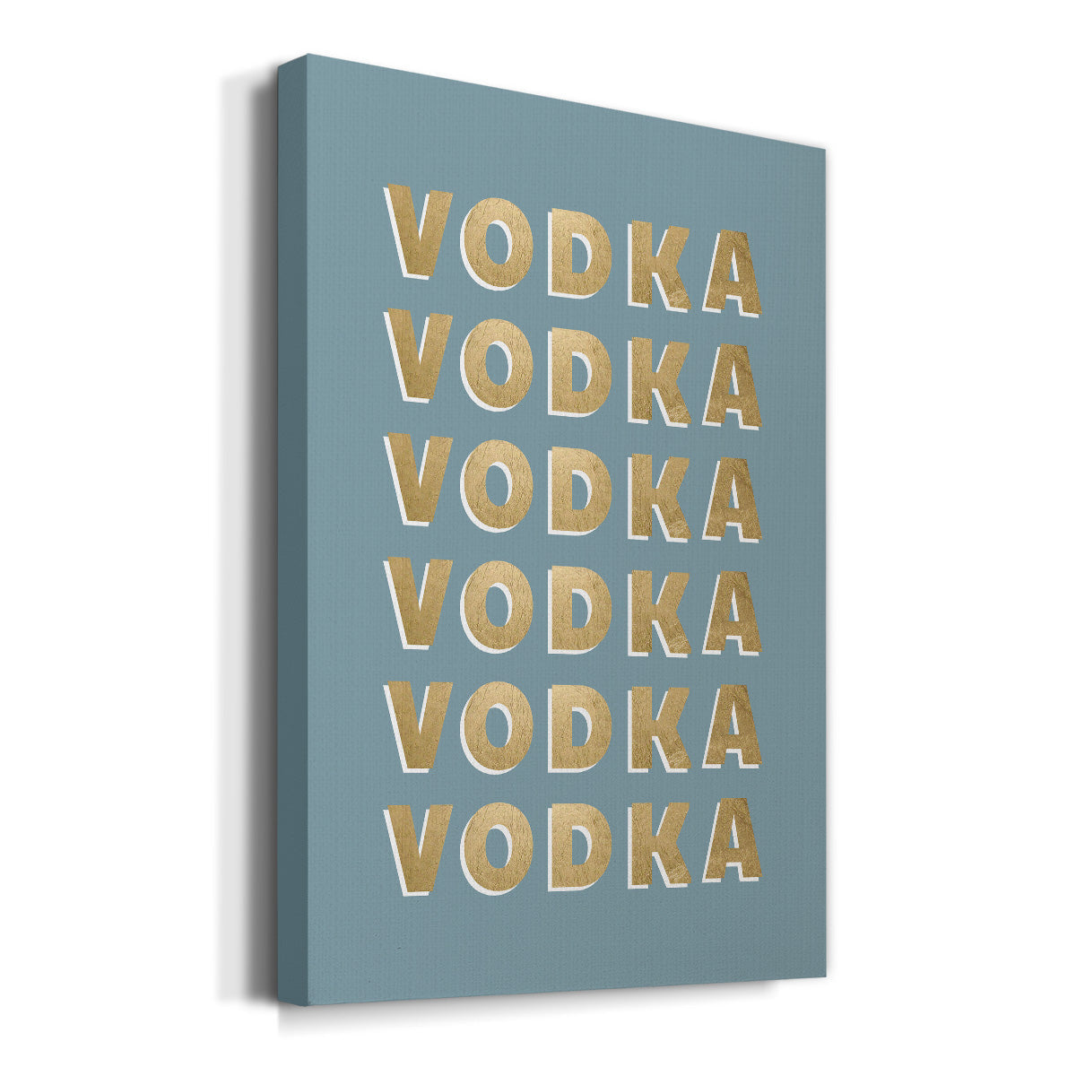 Vodka Premium Gallery Wrapped Canvas - Ready to Hang