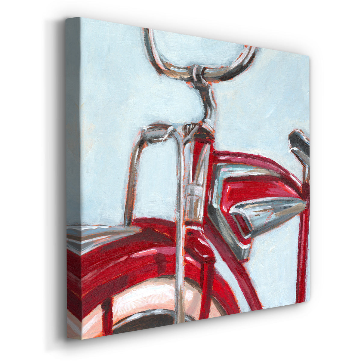 Retro Cycle II-Premium Gallery Wrapped Canvas - Ready to Hang