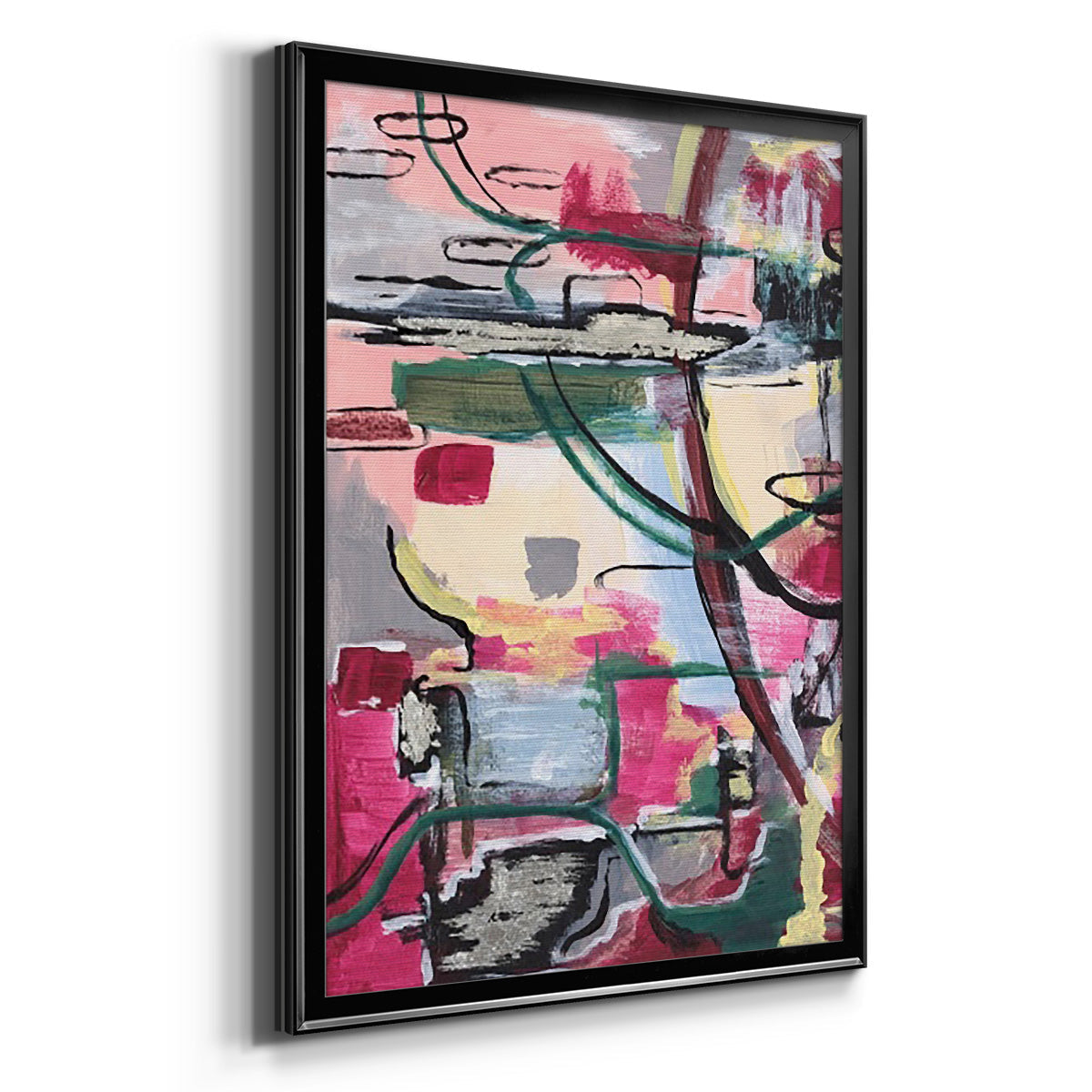 Multiple Wavelengths I - Modern Framed Canvas Print