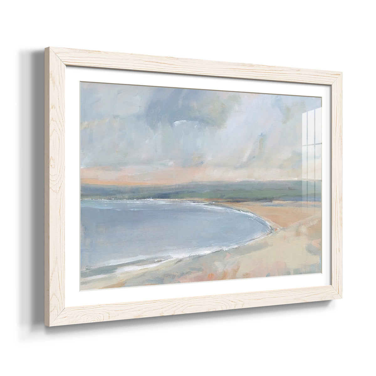 Coastal Study II - Barnwood Framed Art Print