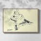 Cat (Le chat), c. 1961 - Floater Framed Canvas Print