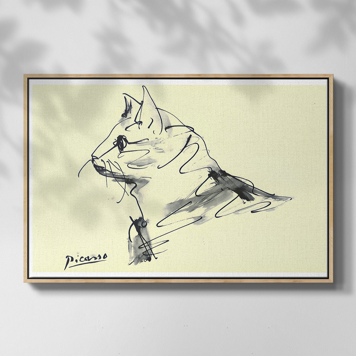 Cat (Le chat), c. 1961 - Floater Framed Canvas Print