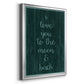 Spice Family Rules IV - Modern Framed Canvas Print
