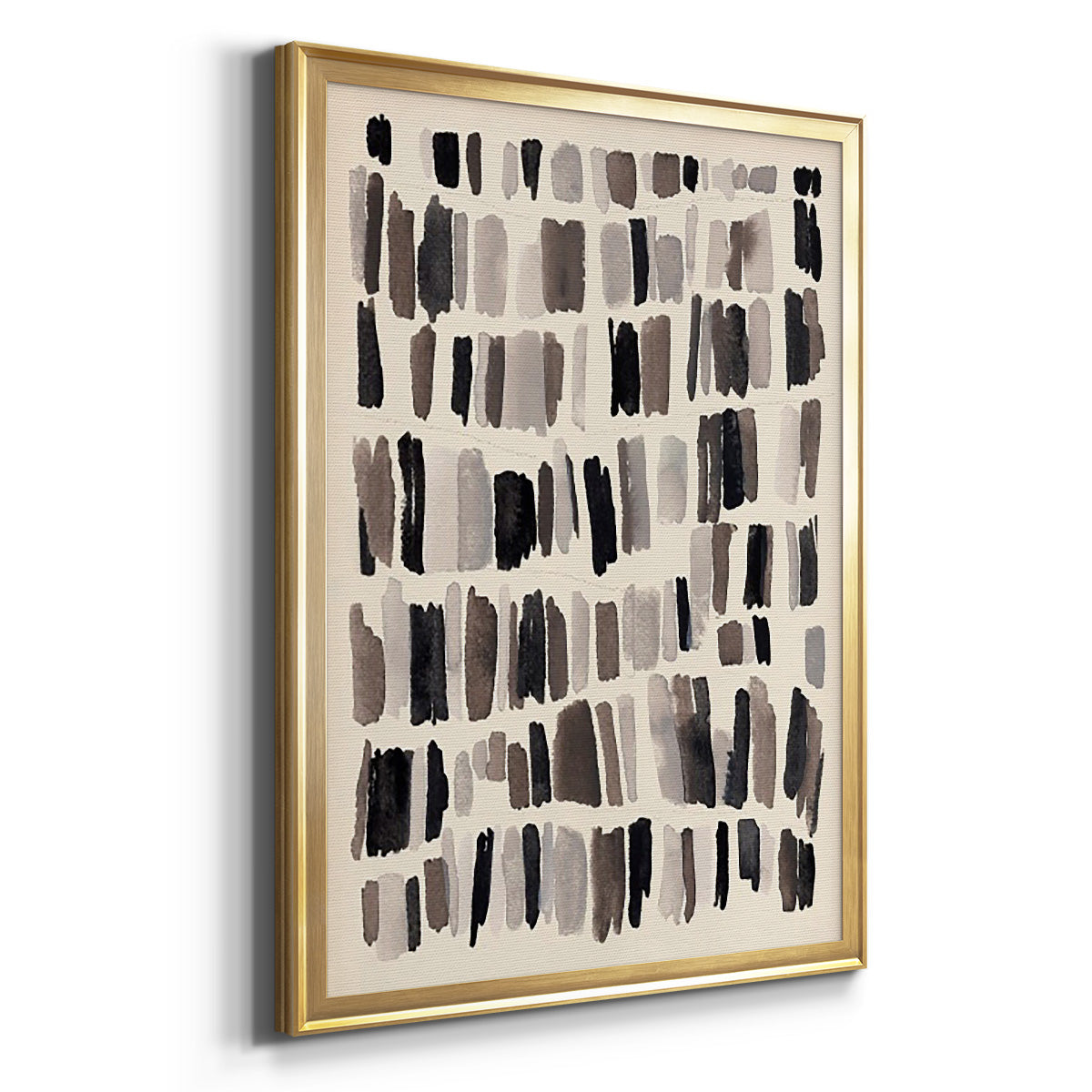 Chalk and Flint II - Modern Framed Canvas Print