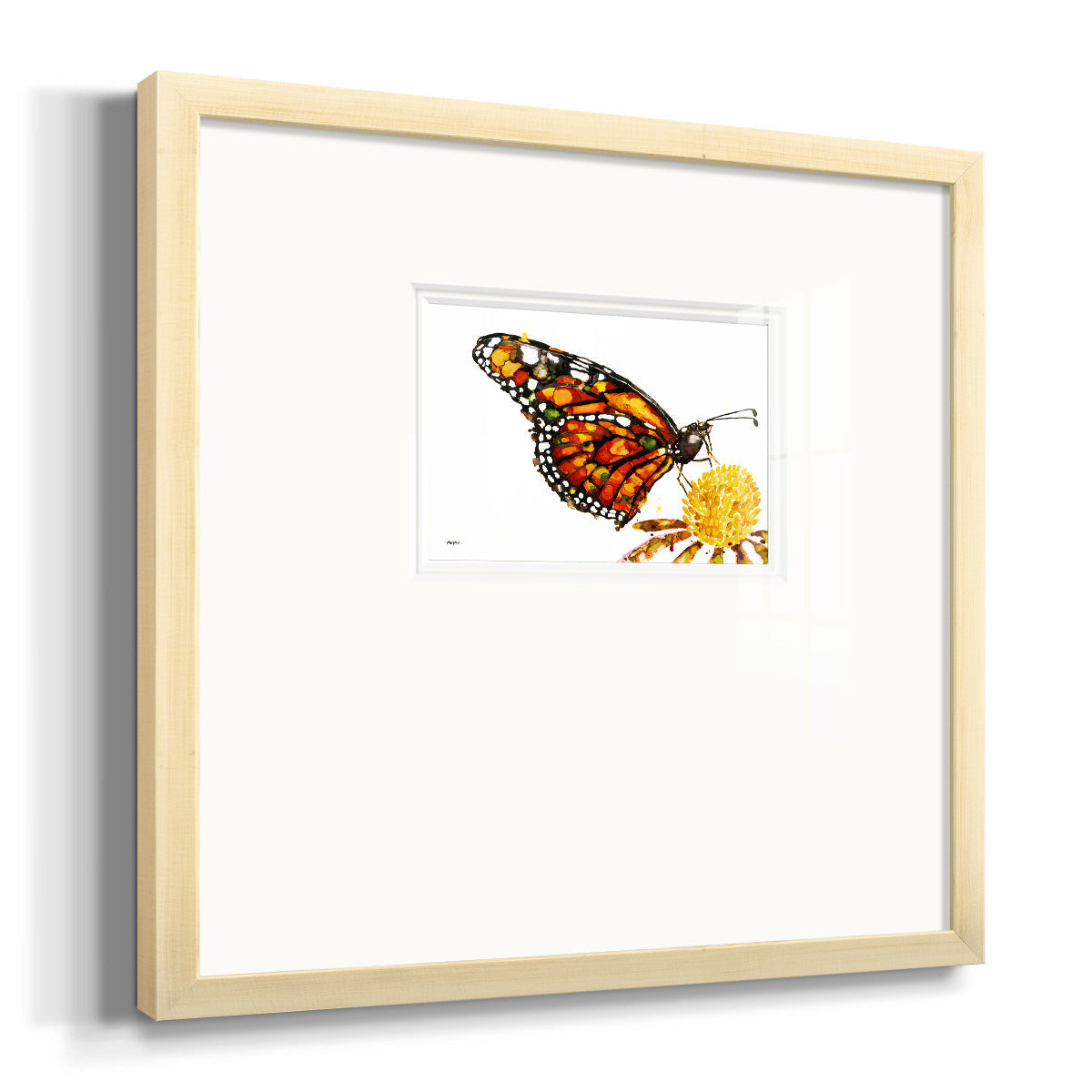 Wings I Premium Framed Print Double Matboard