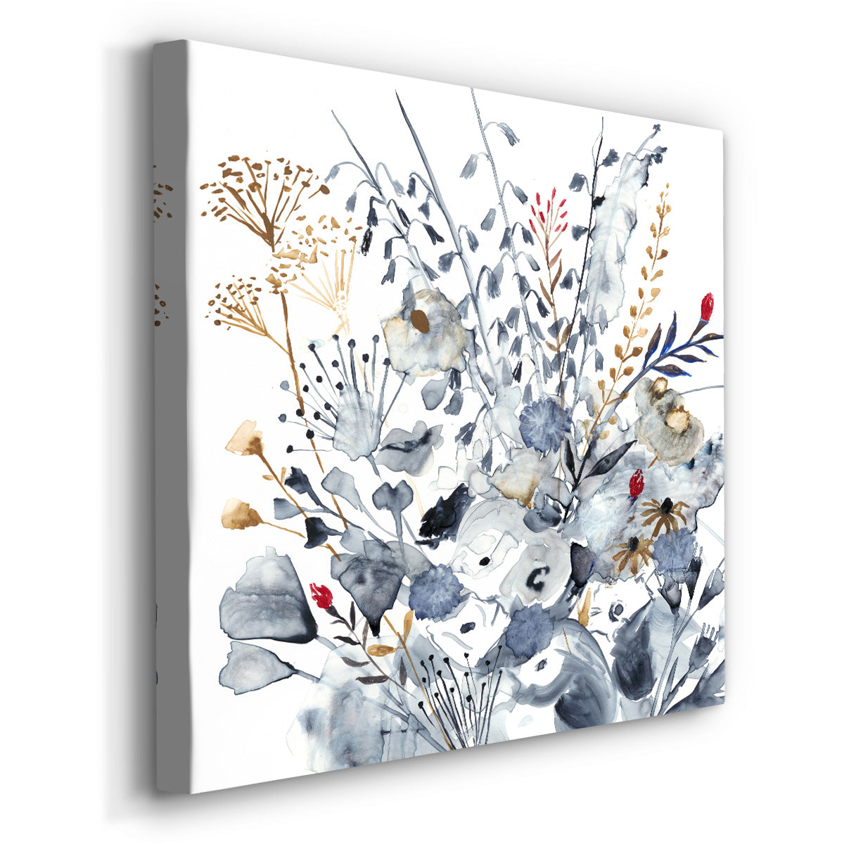 Indigo & Ochre I - Canvas Art Print