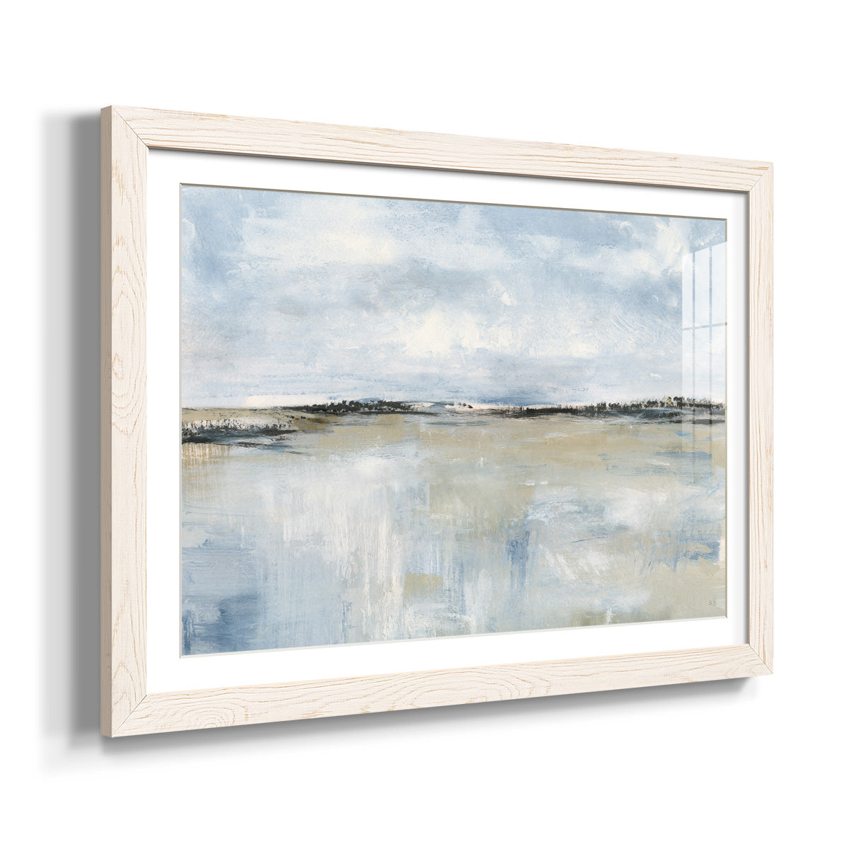 Across The Meadow - Barnwood Framed Art Print