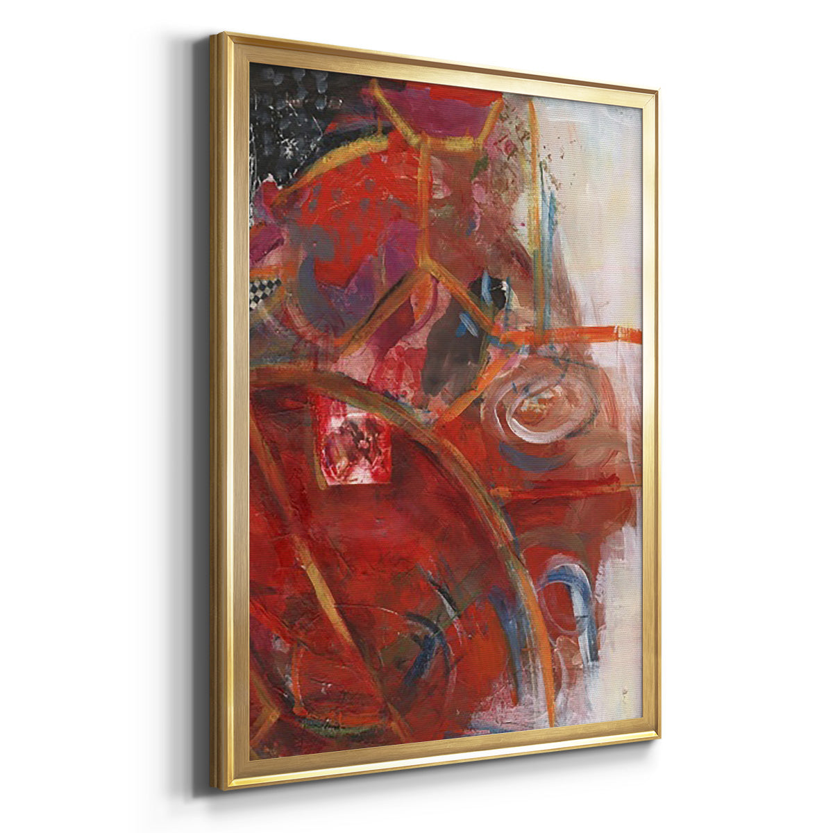 City Life I - Modern Framed Canvas Print