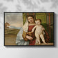 The Gypsy Madonna (La Zingarella), c. 1510-1511 - Floater Framed Canvas Print