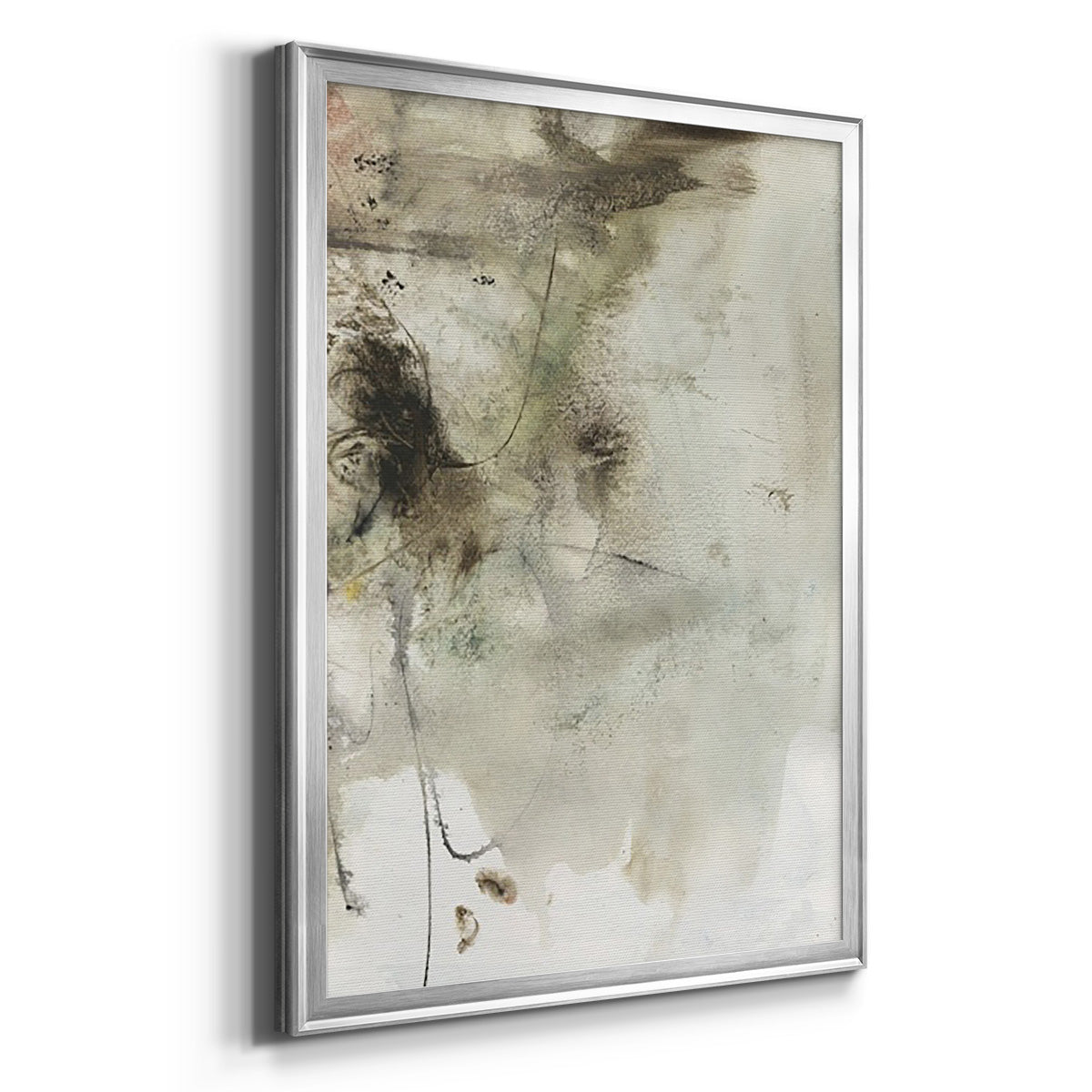 Soft Inspiration IV - Modern Framed Canvas Print