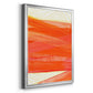 Warm Rays II - Modern Framed Canvas Print