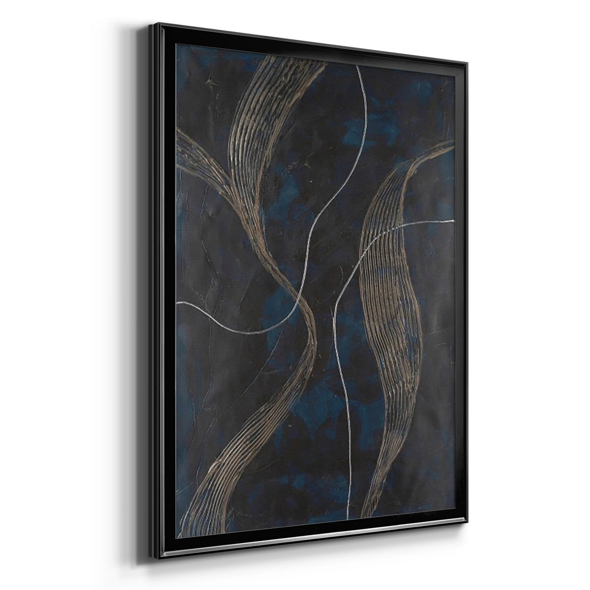 Laminar Flow II - Modern Framed Canvas Print