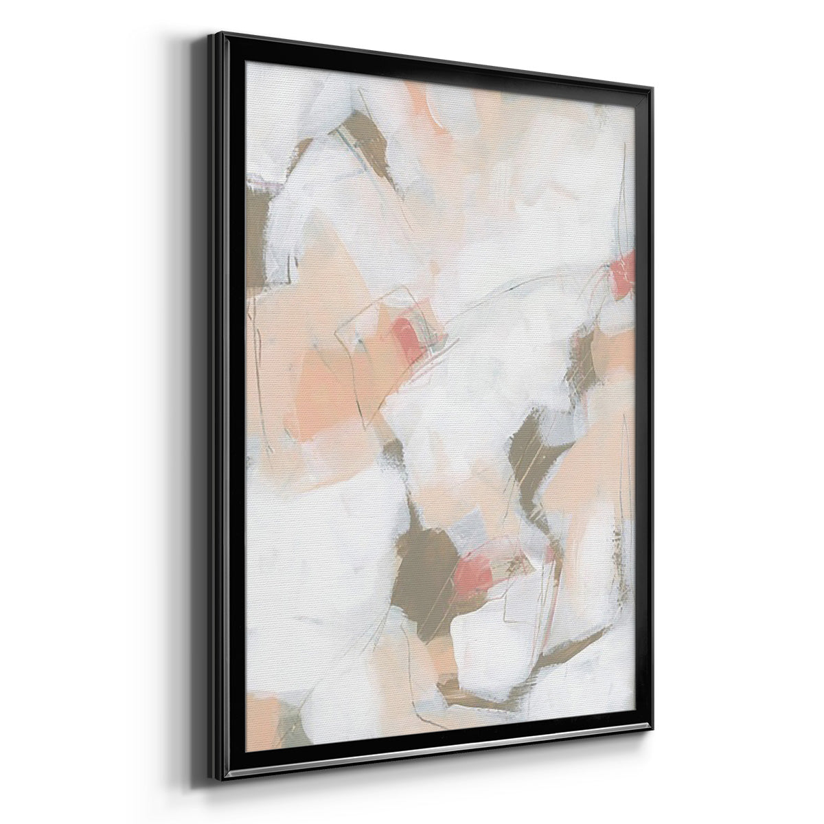 Sand Story II - Modern Framed Canvas Print