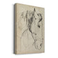 Horse in Bridle Sketch I - Canvas Art Print