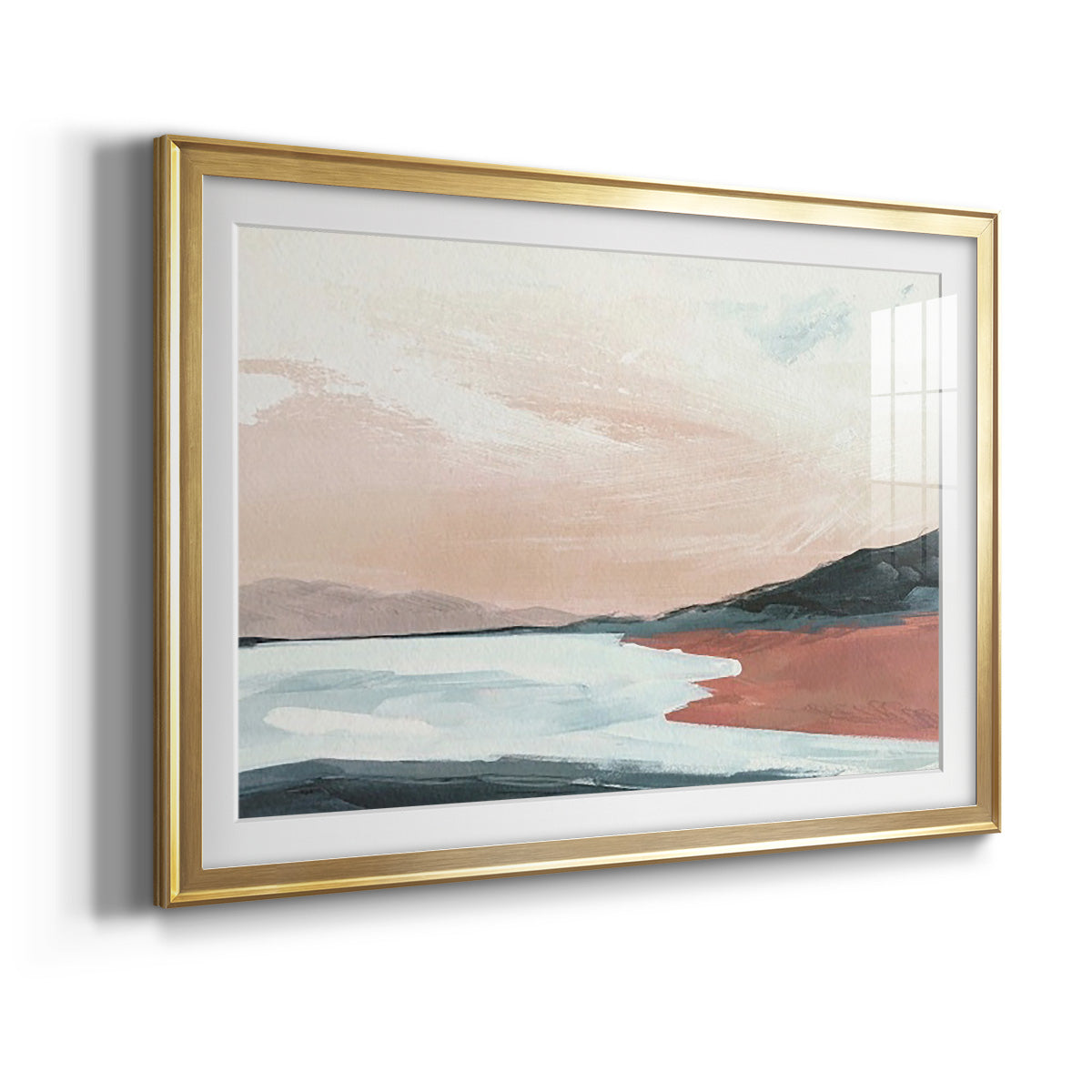 Paynes Coast II - Modern Framed Art Print