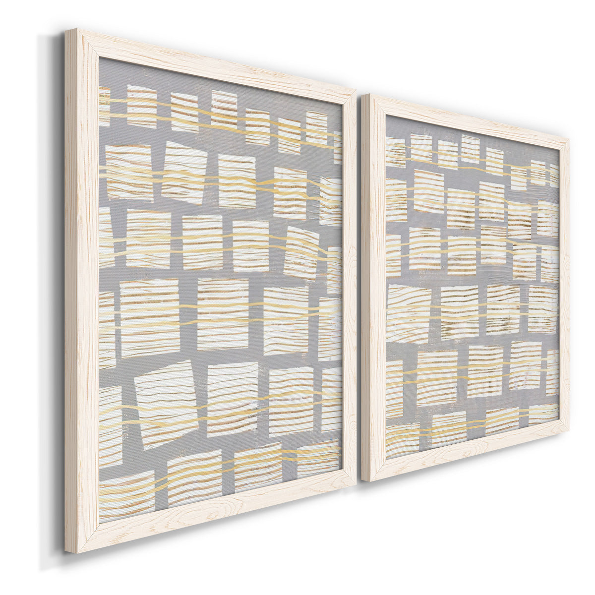 Networks I - Barnwood Framed Canvas Set