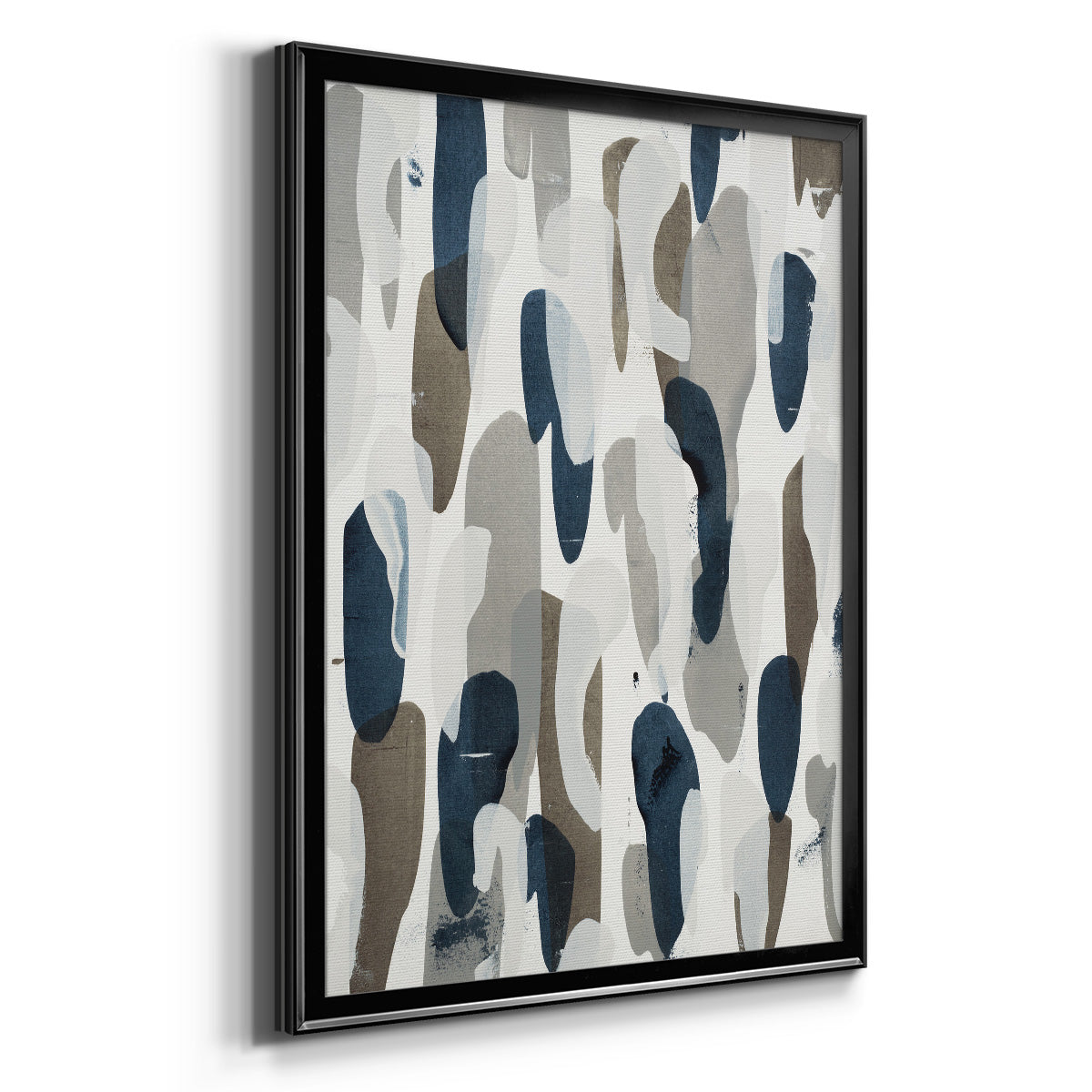 River's Run - Modern Framed Canvas Print