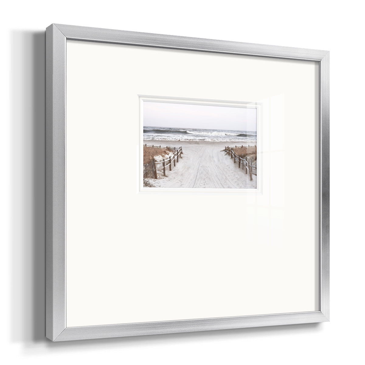 OBX Path Premium Framed Print Double Matboard