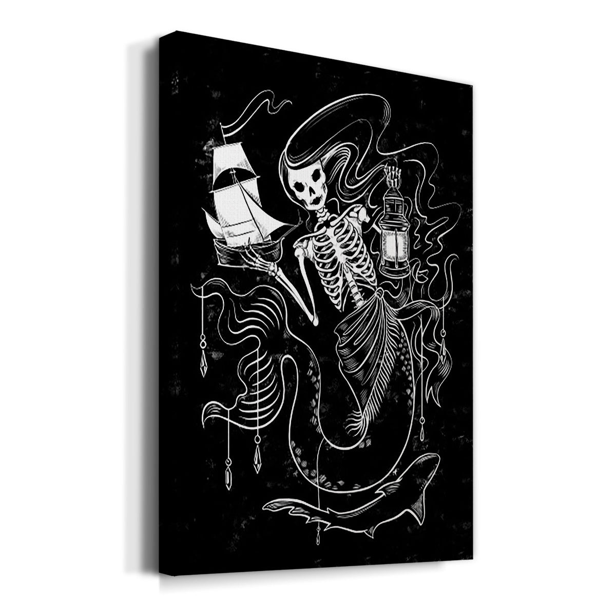 Pirate Mermaids I Premium Gallery Wrapped Canvas - Ready to Hang