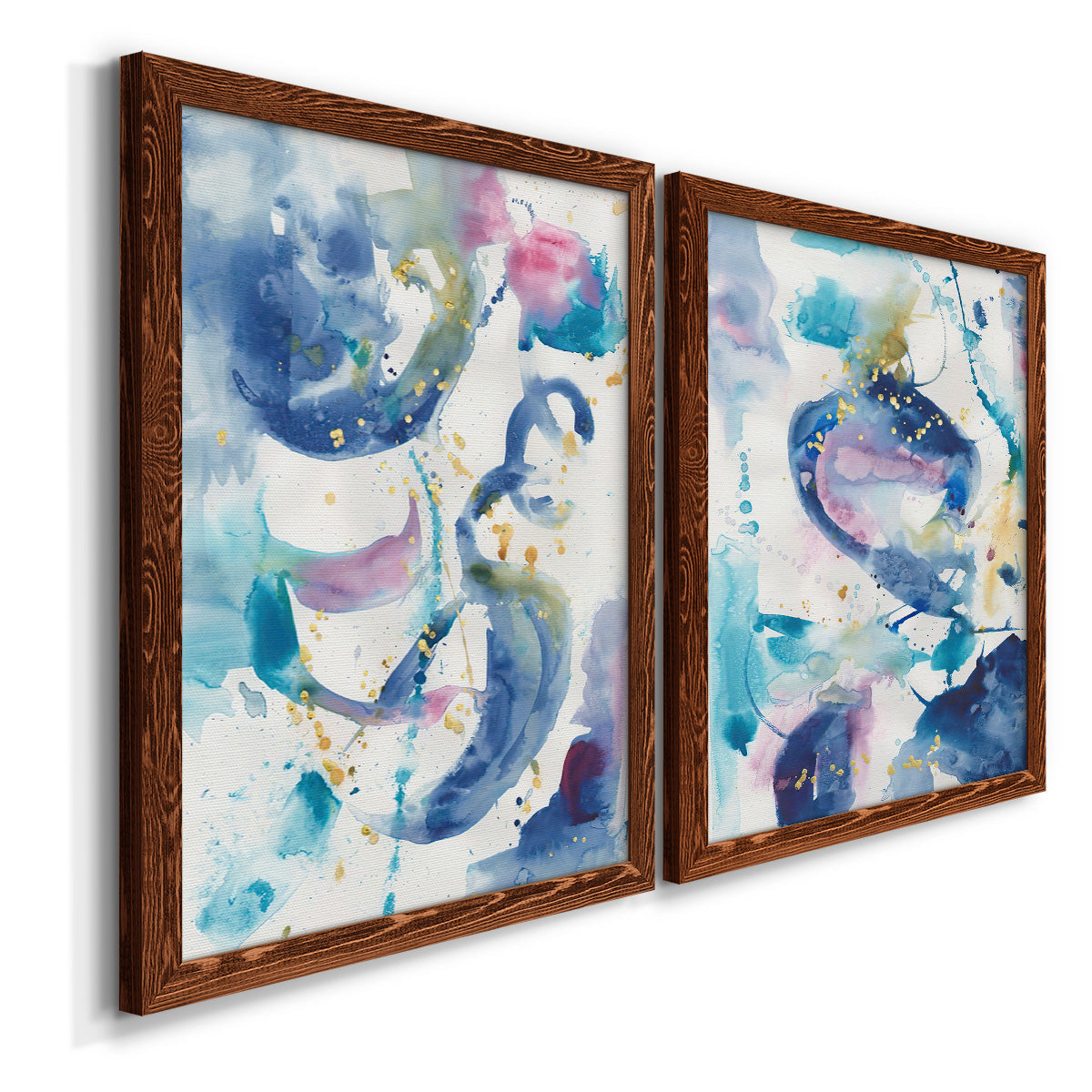 Fiesta I - Premium Framed Canvas 2 Piece Set - Ready to Hang