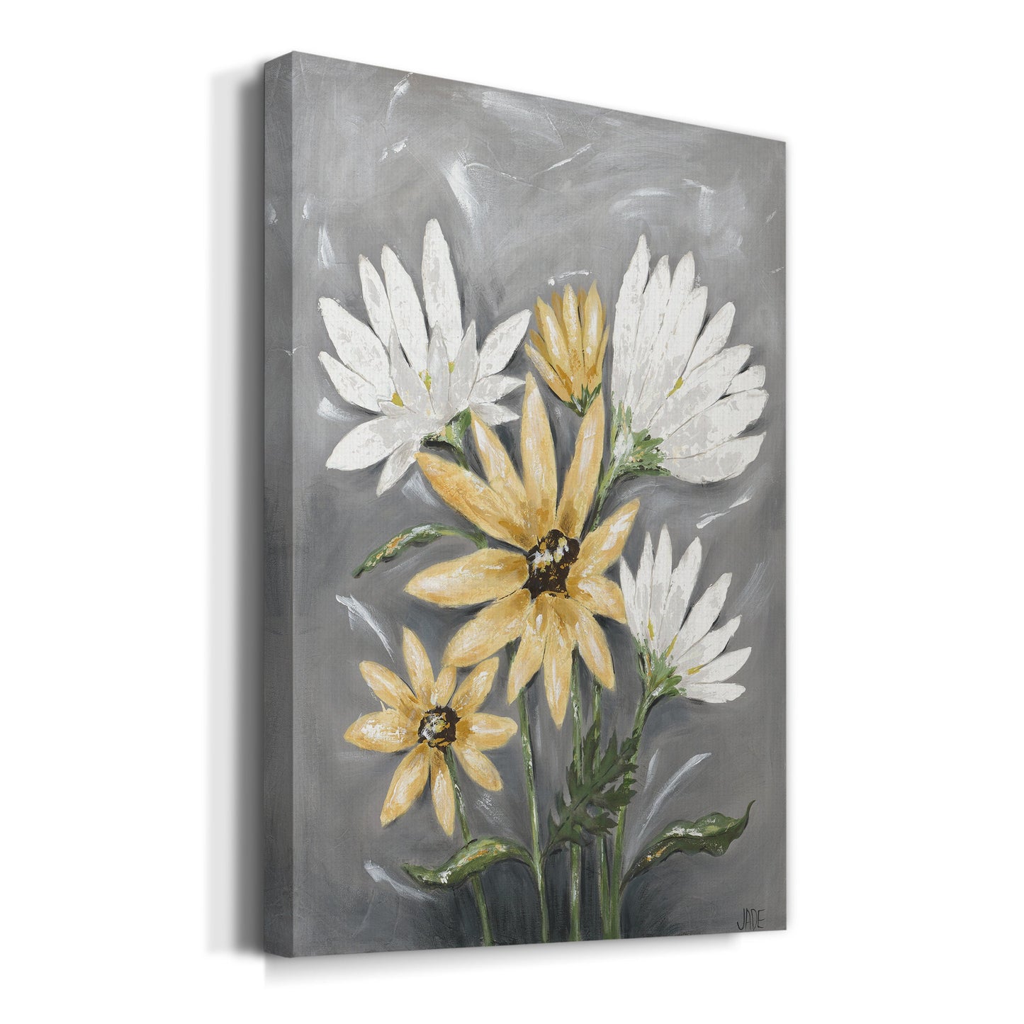 Summer Daisies I Premium Gallery Wrapped Canvas - Ready to Hang