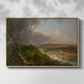 View from Mount Holyoke, Northampton, Massachusetts, after a Thunderstorm (Oxbow), 1836 - Floater Framed Canvas Print