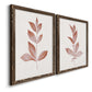 Red Leaf I - Premium Framed Canvas 2 Piece Set - Ready to Hang