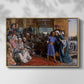 The Finding of the Saviour in the Temple, 1854-1860 - Floater Framed Canvas Print