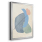 Pastel Assemblage II - Modern Framed Canvas Print