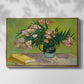 Vase with Oleanders and Books, 1888 - Floater Framed Canvas Print