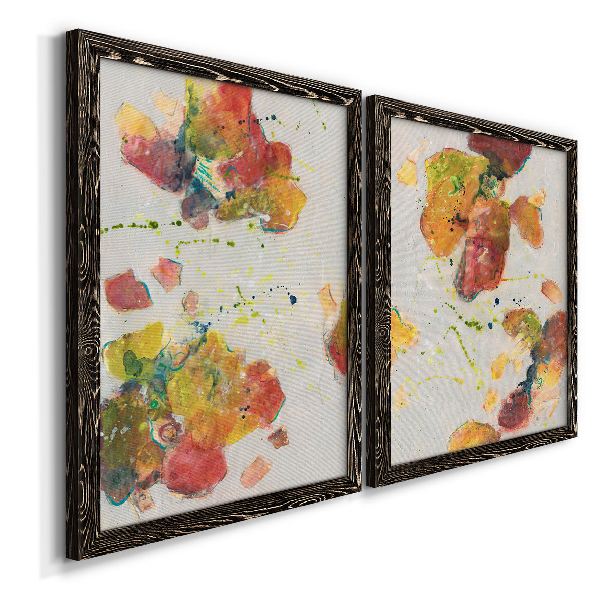 Attracting Love I - Premium Framed Canvas 2 Piece Set - Ready to Hang