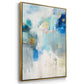 Celeste Motion I - Framed Premium Gallery Wrapped Canvas L Frame - Ready to Hang