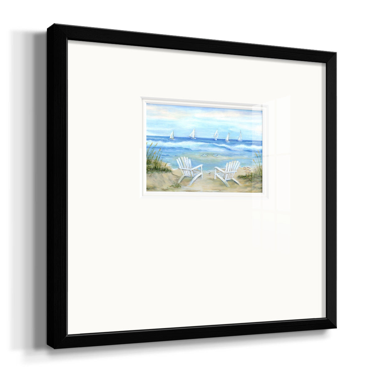 Seaside Escape Premium Framed Print Double Matboard