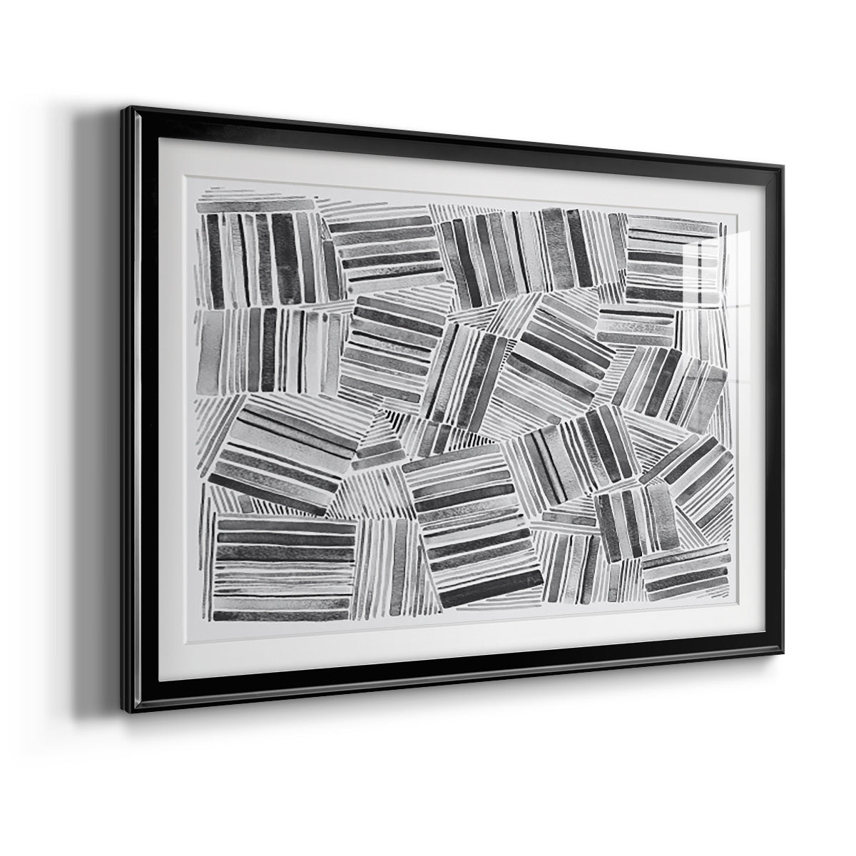 Quilted Pattern III - Modern Framed Art Print