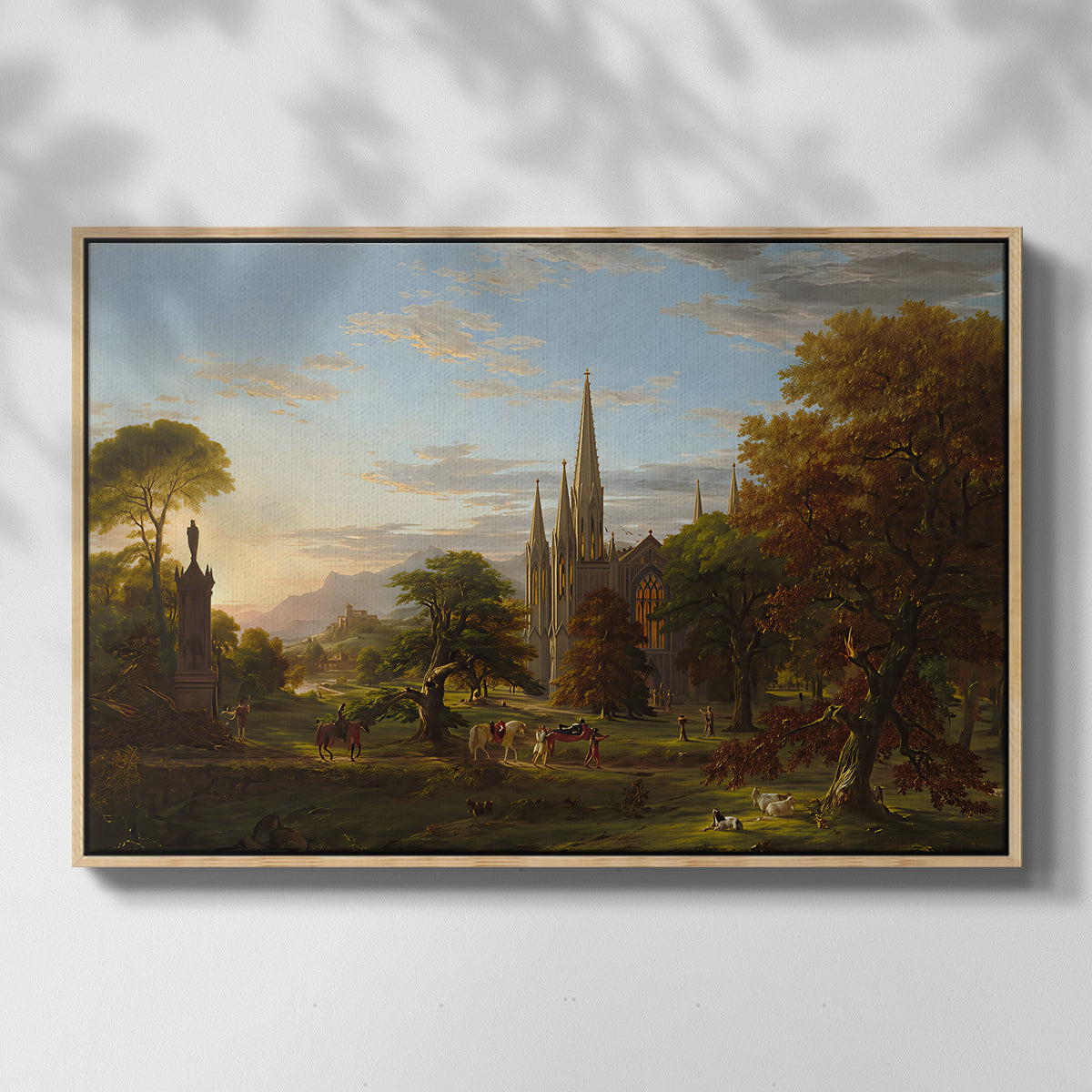 The Return, 1837 - Floater Framed Canvas Print
