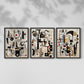 Abstract Series CLXVIII - Restickable Framed Art Set