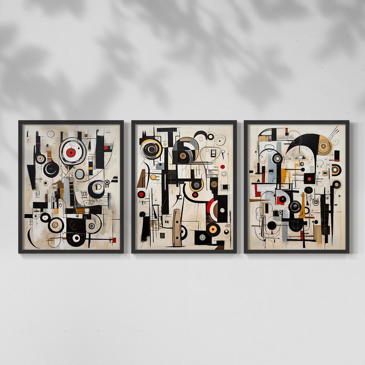 Abstract Series CLXVIII - Restickable Framed Art Set