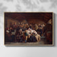 Funeral Feast, 1854 - Floater Framed Canvas Print