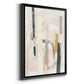 Melon Litmus III - Modern Framed Canvas Print