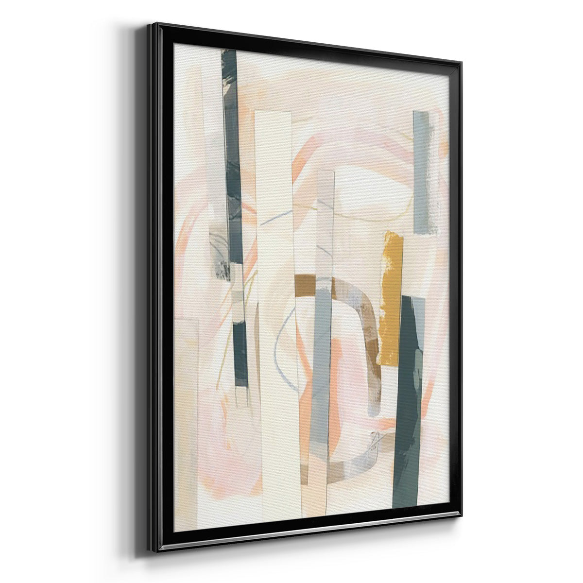 Melon Litmus III - Modern Framed Canvas Print