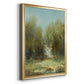 A Walk In The Woods - Modern Framed Canvas Print