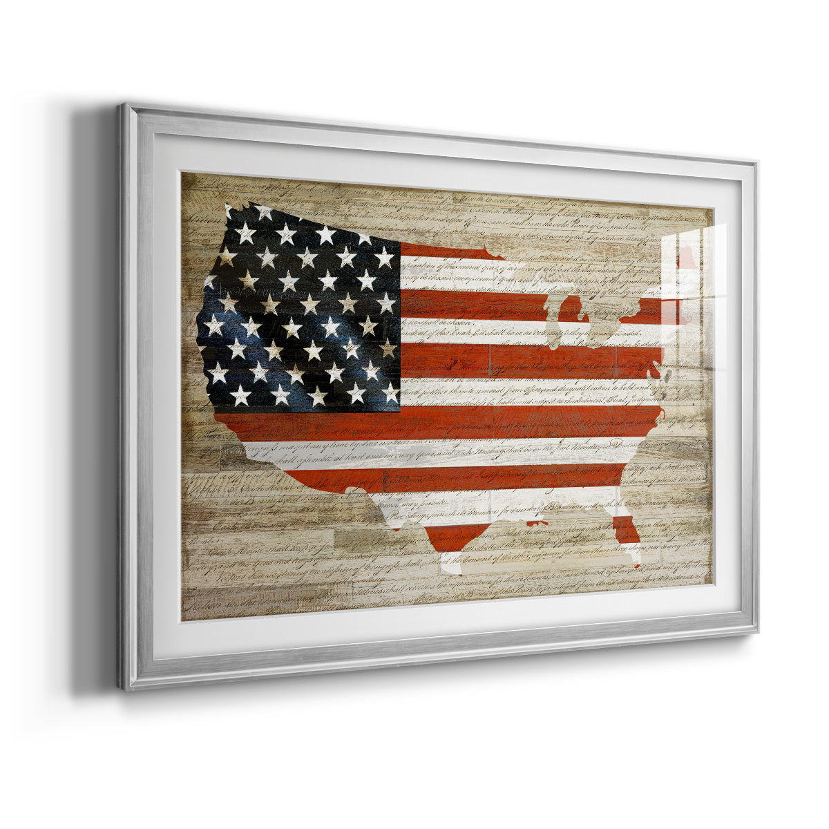 American Flag Premium Framed Print - Ready to Hang