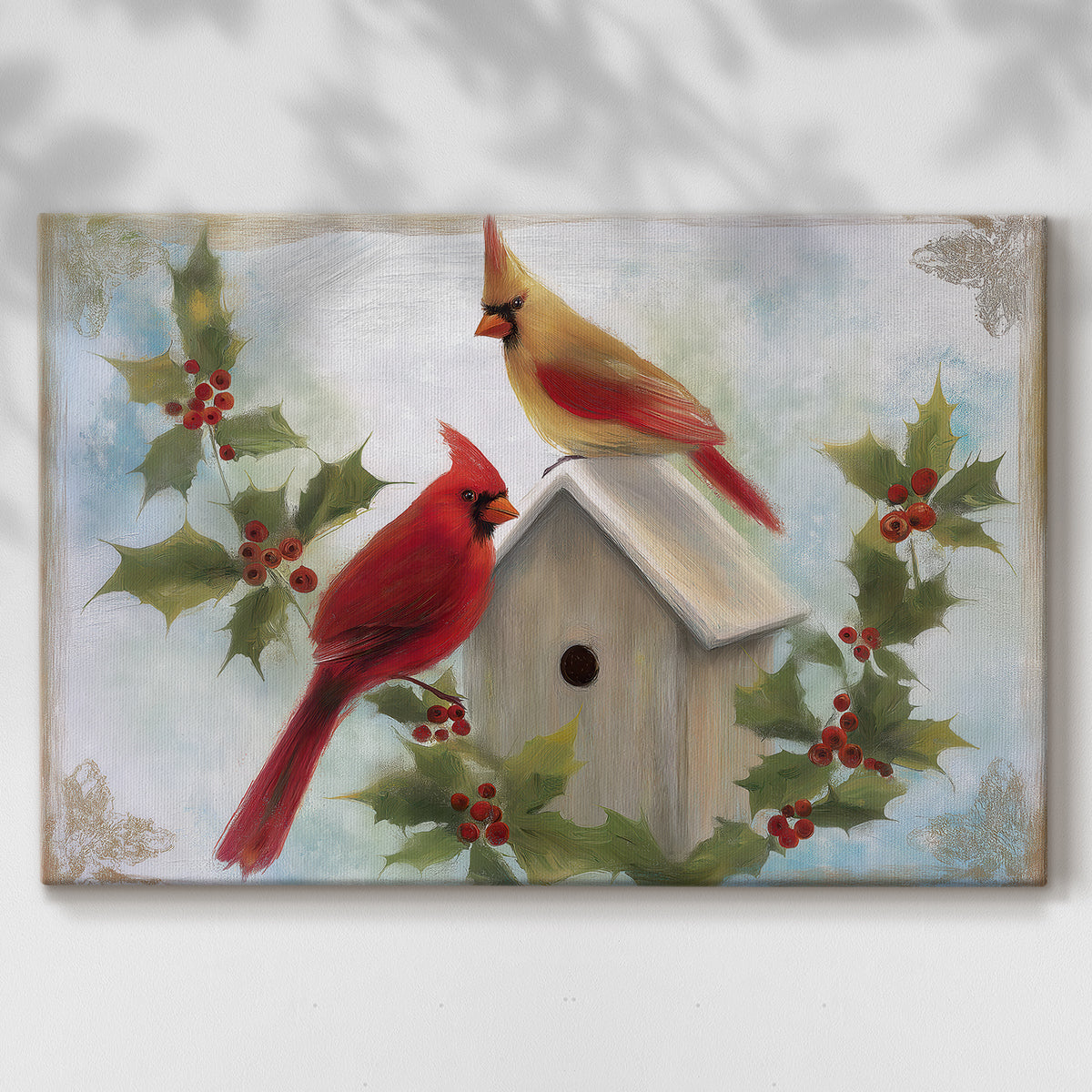 Midnight of Golden Midwinter - Canvas Art Print