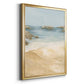 Tranquil Beach I - Modern Framed Canvas Print